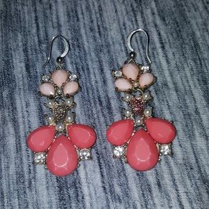 Pink Dangle Earrings